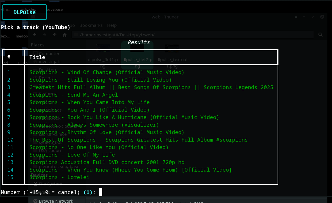 DLPulse CLI - commands